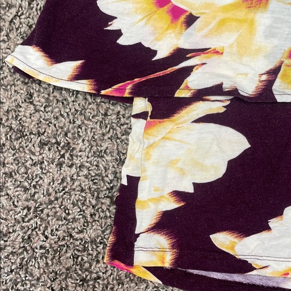 Juicy Couture Floral Flowy Tank Top - Purple and Cream - Picture 6 of 10